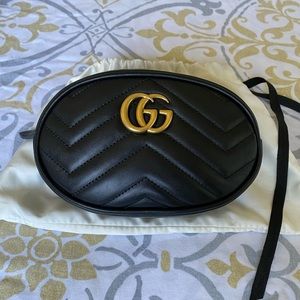 Gucci GG Marmont Matelassé leather belt bag